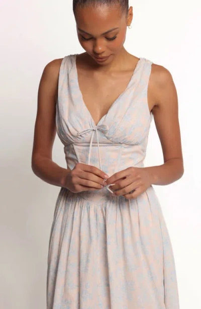 Petal And Pup Petal & Pup Wrenna Floral Print Sleeveless Maxi Dress In Multi