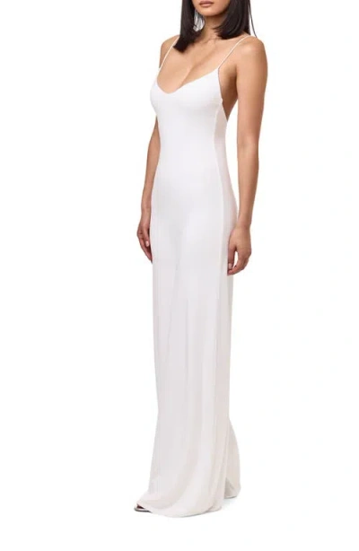 Naked Wardrobe Wide Leg Jumpsuit In White
