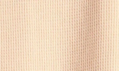 Quincy Mae Ruby Organic Cotton Waffle-knit Top & Shorts Set In Neutral