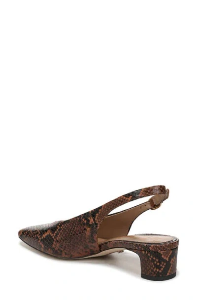 Sam Edelman Ronnie Slingback Heel Rich Copper Leather
