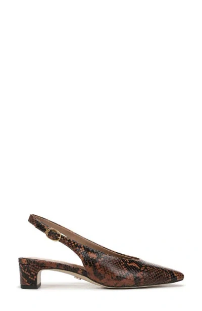 Sam Edelman Ronnie Slingback Heel Rich Copper Leather