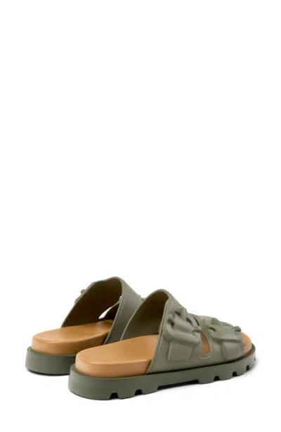 Camper Brutus Faux Buckle Slide Sandal