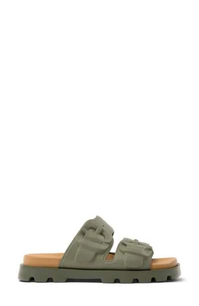 Camper Brutus Faux Buckle Slide Sandal