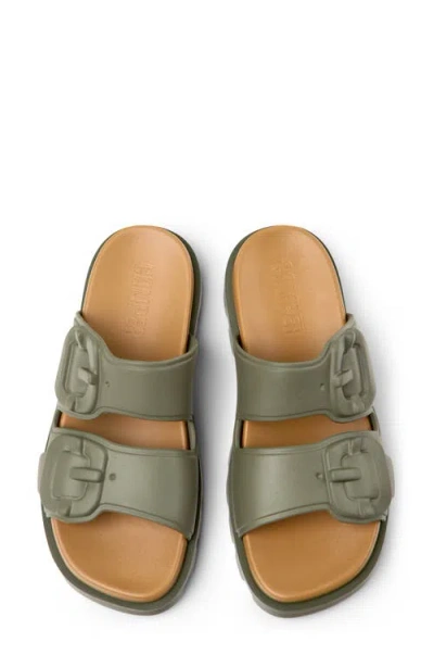 Camper Brutus Faux Buckle Slide Sandal