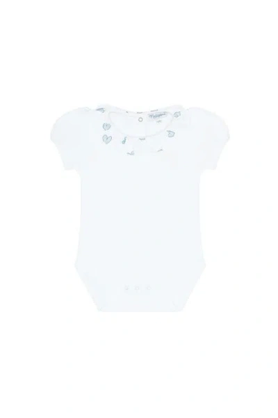 Nellapima Blue Heart Print Bodysuit Set