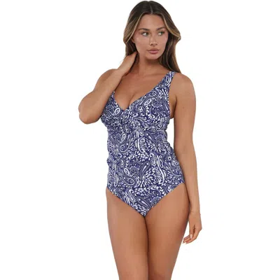 Sunsets Elsie Tankini Swimsuit Top In Blue