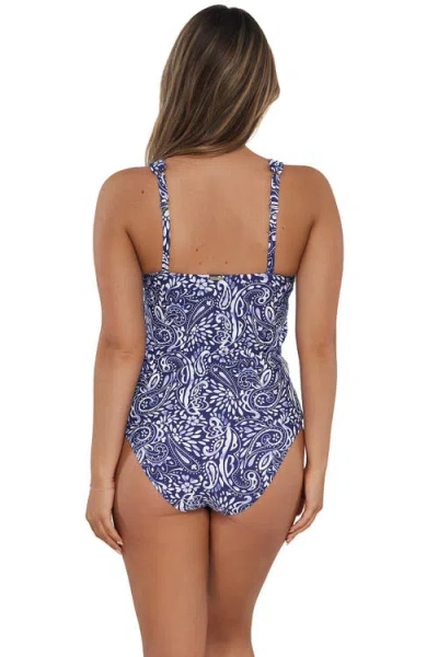 Sunsets Elsie Tankini Swimsuit Top In Blue
