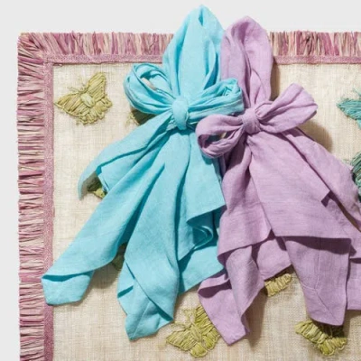 Joanna Buchanan Straw Table Runner In Multi
