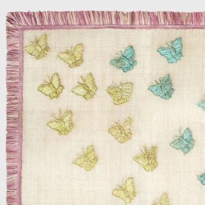 Joanna Buchanan Straw Table Runner In Multi