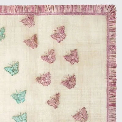 Joanna Buchanan Straw Table Runner In Multi