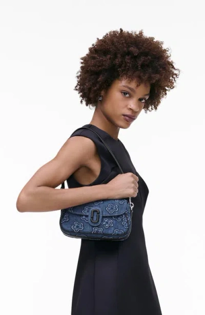 Marc Jacobs The Puffy Daisy Denim Clover Shoulder Bag