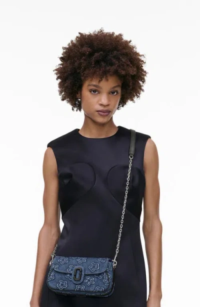 Marc Jacobs The Puffy Daisy Denim Clover Shoulder Bag
