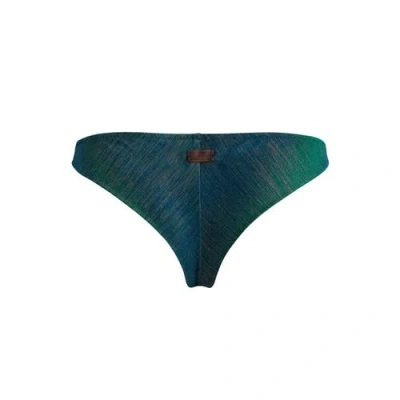 Vilebrequin Tanga Bikini Bottom Rainbow In Blue