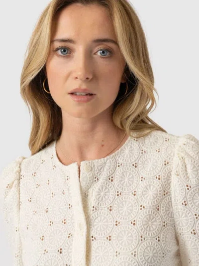 Saint + Sofia Tabitha Short Sleeve Blouse