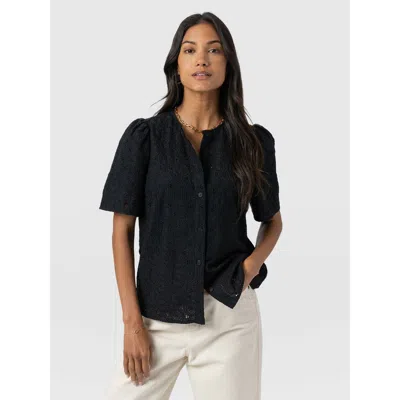 Saint + Sofia Tabitha Short Sleeve Blouse