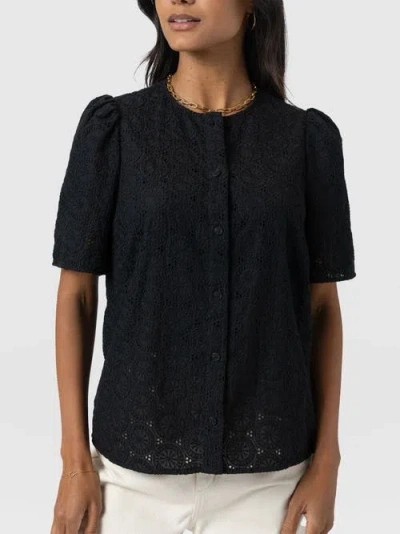 Saint + Sofia Tabitha Short Sleeve Blouse
