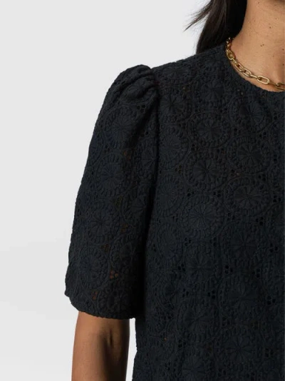 Saint + Sofia Tabitha Short Sleeve Blouse