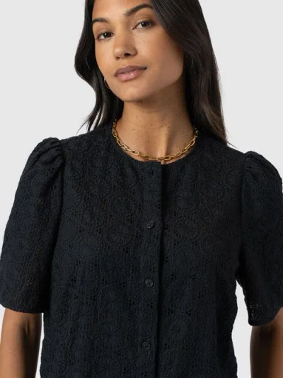Saint + Sofia Tabitha Short Sleeve Blouse