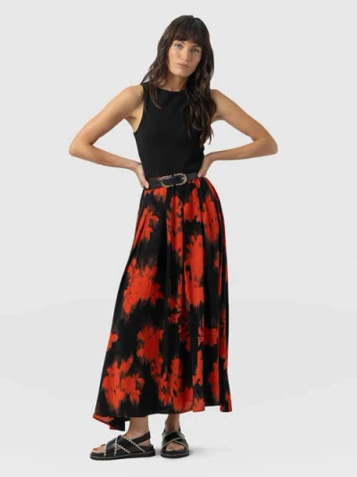 Saint And Sofia Saint + Sofia Renee Contrast Dress