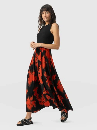 Saint And Sofia Saint + Sofia Renee Contrast Dress