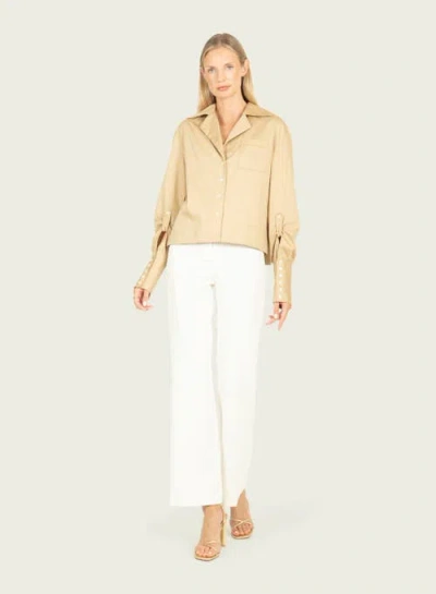 Secret Mission Corinne Blouse In Neutral