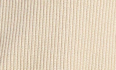 Vince Ribbed Short Sleeve Polo Sweater In White