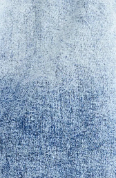 Bayeas Short Sleeve Oversize Denim Jacket In Blue