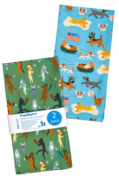 Puppington Dog Kitchen Towels