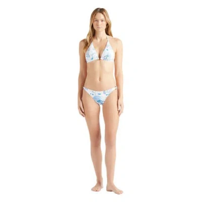 Vilebrequin Mini Brief Bikini Bottom Medusa And Shells In Blue