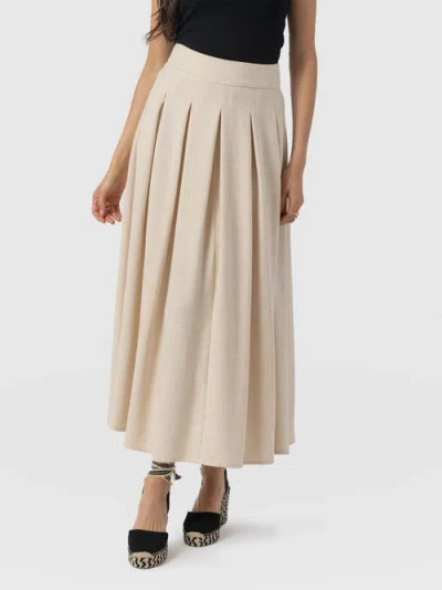 Saint + Sofia Eliza Pleated Skirt