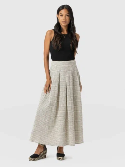Saint + Sofia Eliza Pleated Skirt