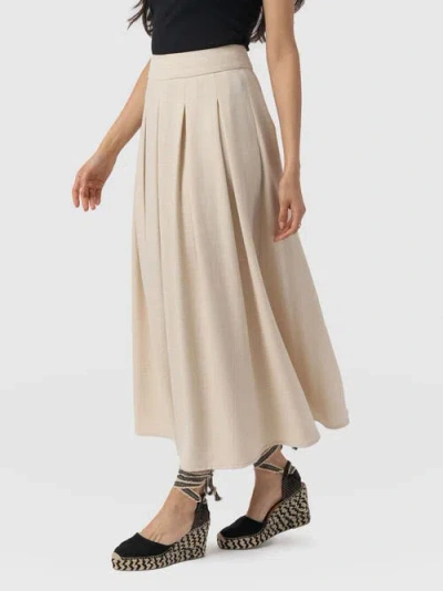 Saint + Sofia Eliza Pleated Skirt