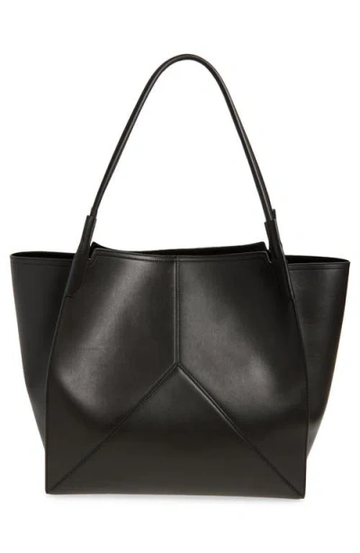 Victoria Beckham Womens Black The Victoria Soft Leather Tote Bag