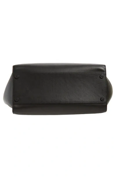 Victoria Beckham Womens Black The Victoria Soft Leather Tote Bag