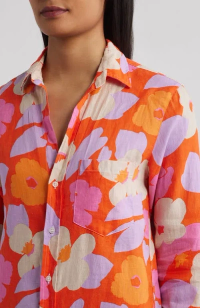 Frank & Eileen Rory Maxi Shirtdress In Multi