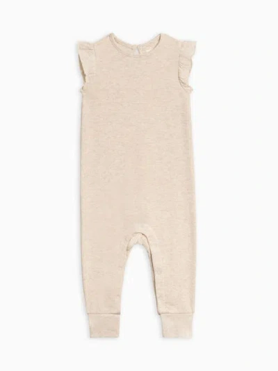 Colored Organics Maci Organic Waffle Flutter Tank Romper