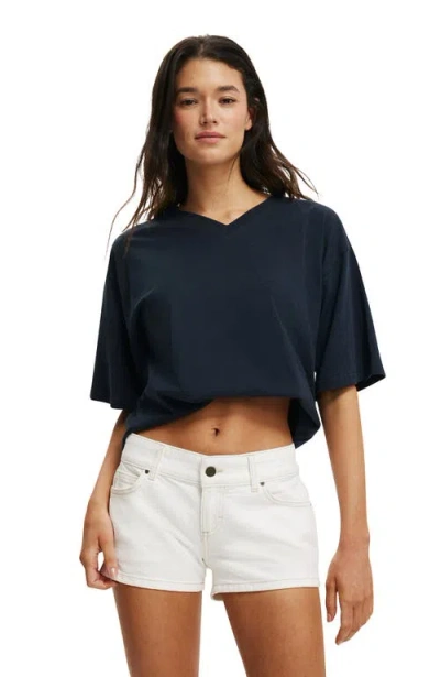 Cotton On Micro Low Denim Short In White