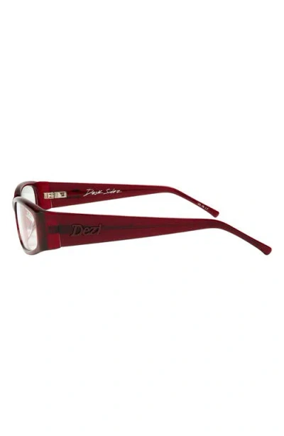 Dezi Desk Sidez 57mm Rectangular Blue Light Blocking Glasses