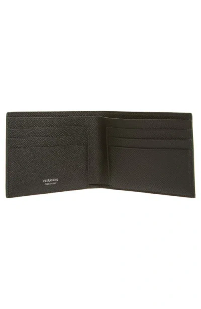 Ferragamo Micro Gancio Leather Bifold Wallet