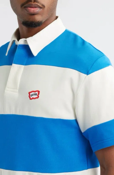 Icecream Boulder Stripe Polo In Blue
