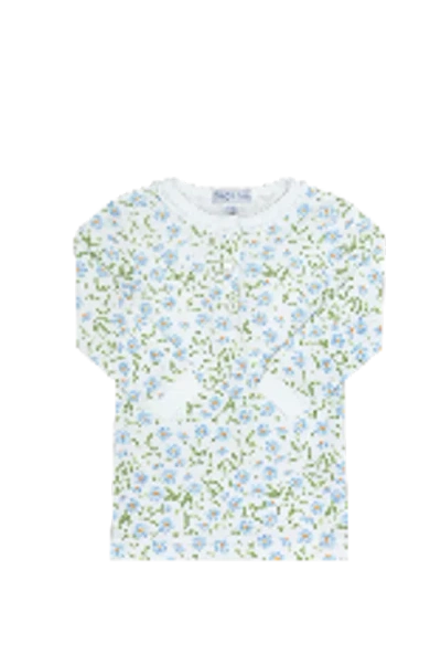 Nellapima Blue Vines Print Pajama
