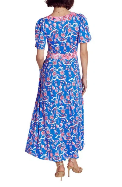 Boden Ellie Print Flutter Sleeve Dress In Multi