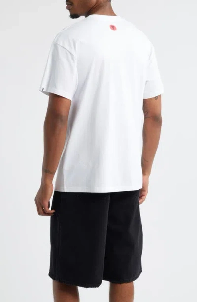 Icecream Gleam Embellished T-shirt In White