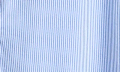 Percival Sunflower Stripe Cotton Button-up Shirt In Blue