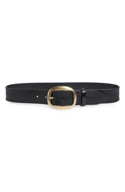 Isabel Marant Dara Leather Belt In Black