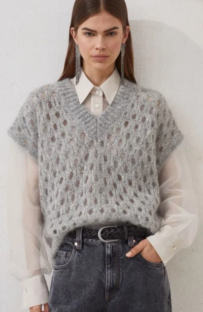 Brunello Cucinelli Dazzling Net Vest