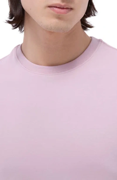 Bugatchi Hank Solid Pima Cotton T-shirt In Pink