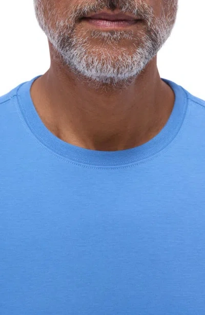 Bugatchi Hank Solid Pima Cotton T-shirt In Blue