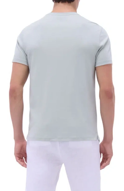 Bugatchi Hank Solid Pima Cotton T-shirt In Blue