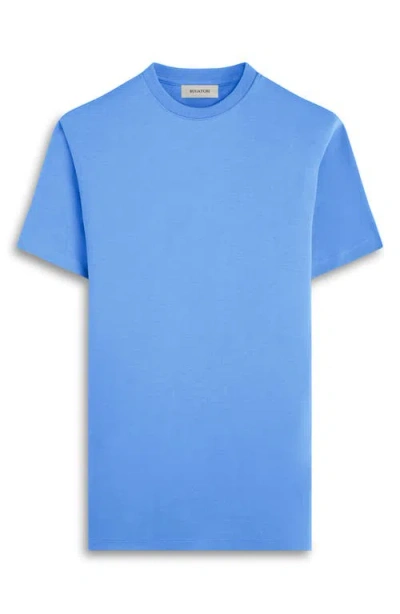 Bugatchi Hank Solid Pima Cotton T-shirt In Blue